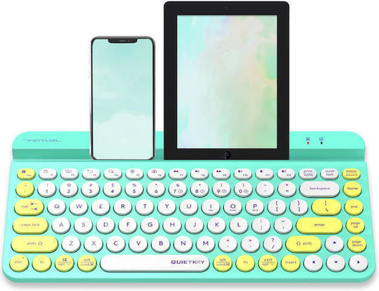 A4Tech Fstyler FBK30 Ασύρματο Bluetooth Πληκτρολόγιο για Tablet Αγγλικό US Avocado - Image 10