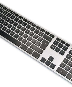 Alternative view of Matias Wireless Aluminum Keyboard Bluetooth Πληκτρολόγιο Αγγλικό UK Συμβατό με Mac Γκρι