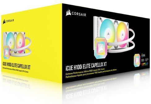Corsair iCUE H100i Elite Capellix XT Υδρόψυξη Επεξεργαστή Διπλού Ανεμιστήρα 120mm για Socket AM4/1700/1200/115x με RGB Φωτισμό Λευκή - Image 5