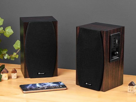 Tracer Charleston Ηχεία Υπολογιστή 2.0 με Bluetooth και Ισχύ 10W σε Καφέ Χρώμα - Image 6