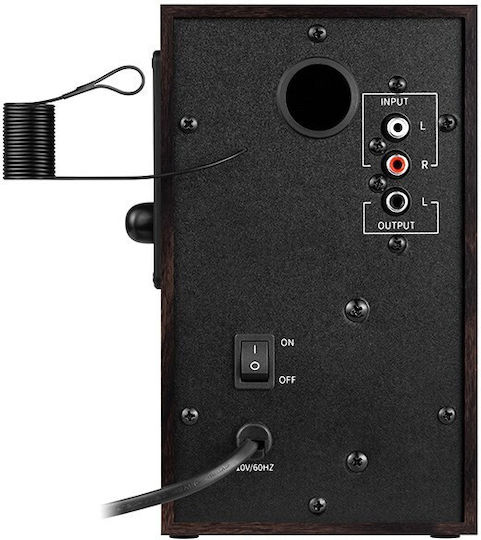 Tracer Charleston Ηχεία Υπολογιστή 2.0 με Bluetooth και Ισχύ 10W σε Καφέ Χρώμα - Image 5