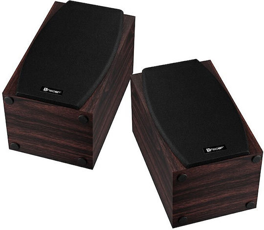 Tracer Charleston Ηχεία Υπολογιστή 2.0 με Bluetooth και Ισχύ 10W σε Καφέ Χρώμα - Image 8