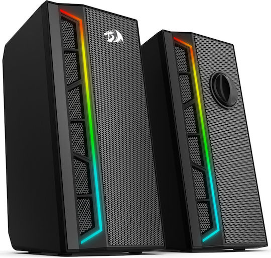 Redragon GS580 Calliope Ηχεία Υπολογιστή 2.0 με RGB Φωτισμό Μαύρα - Image 3
