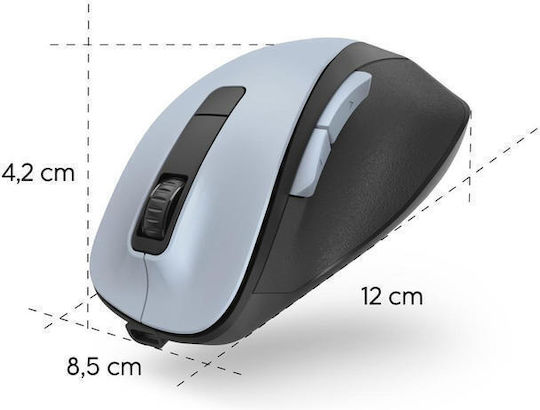 HAMA MW-500 Ασύρματο Ποντίκι Polar Blue - Image 6