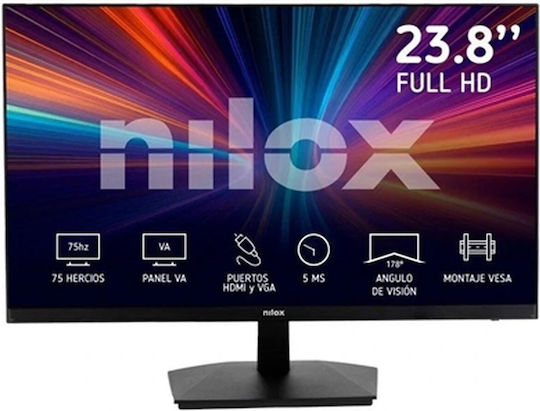 Nilox NXM24FHD11 VA Monitor 23.8" FHD 1920x1080 με Χρόνο Απόκρισης 5ms GTG - Image 3