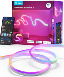 Govee Αδιάβροχη Smart Ταινία LED Wi-Fi 5m Neon Flex με Τροφοδοτικό H61D5301