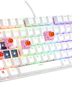 Alternative view of Genesis Thor 303 Gaming Μηχανικό Πληκτρολόγιο Tenkeyless με Outemu Peach Silent διακόπτες και RGB φωτισμό (Αγγλικό US) Λευκό