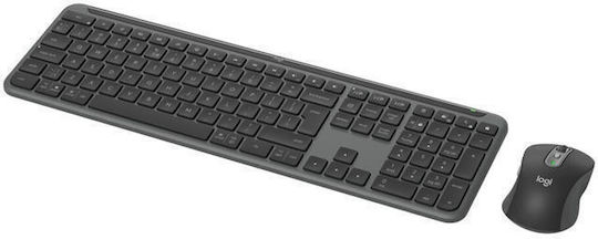 Logitech Signature Slim Combo MK950 Ασύρματο Bluetooth Σετ Πληκτρολόγιο & Ποντίκι Αγγλικό US - Image 3