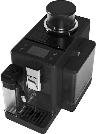 De'Longhi Rivelia Αυτόματη Μηχανή Espresso 1450W Πίεσης 19bar για Cappuccino με Μύλο Άλεσης Onyx Black - Image 4
