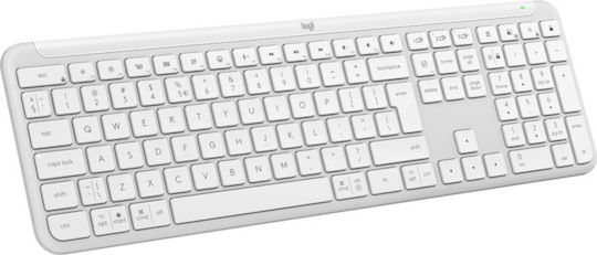 Logitech Signature Slim Ασύρματο Πληκτρολόγιο Αγγλικό US Offwhite - Image 2