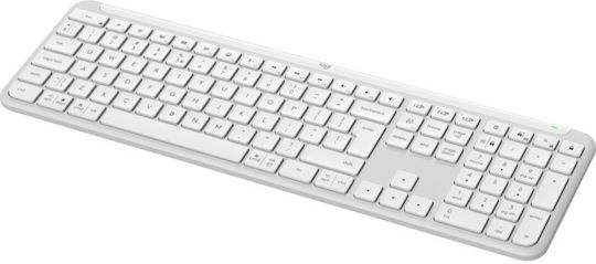 Logitech Signature Slim Ασύρματο Πληκτρολόγιο Αγγλικό US Offwhite - Image 3