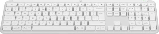 Logitech Signature Slim Ασύρματο Πληκτρολόγιο Αγγλικό US Offwhite - Image 4
