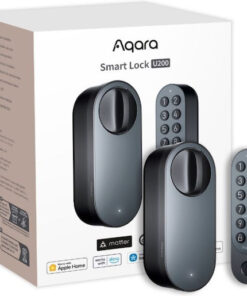 Aqara U200 Smart Retrofit Door Lock Matter Compatible Black