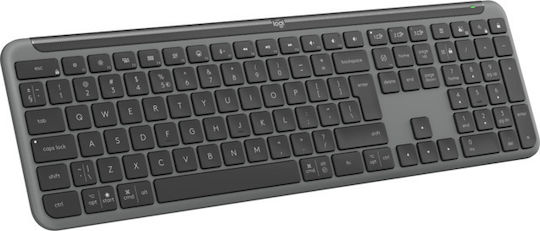 Logitech Signature Slim Ασύρματο Πληκτρολόγιο Αγγλικό US Γκρι - Image 3