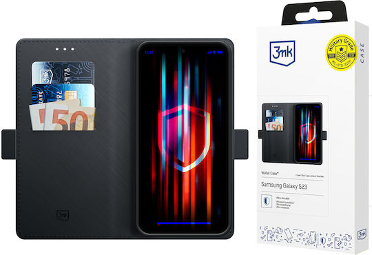 3MK Wallet Σιλικόνης / Πλαστικό Μαύρο (Galaxy S23)