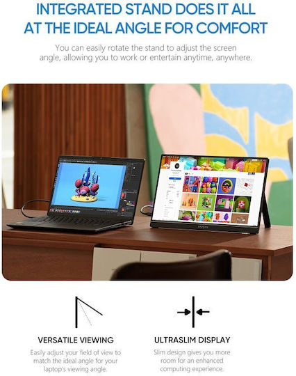 Arzopa A1 IPS Φορητό Monitor 15.6" FHD 1920x1080 - Image 7
