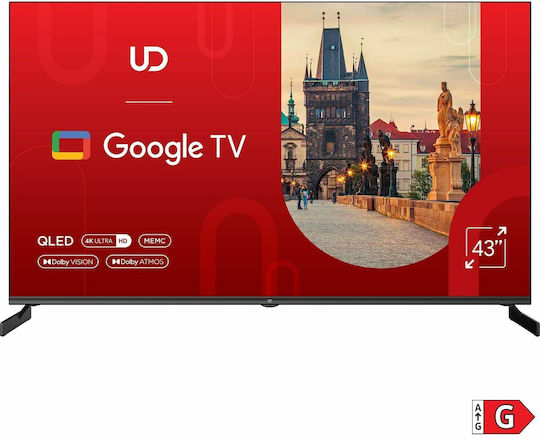 UD Smart Τηλεόραση 43" 4K UHD QLED 43QGU7210S (2024) - Image 2