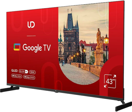 UD Smart Τηλεόραση 43" 4K UHD QLED 43QGU7210S (2024) - Image 4