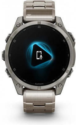 Garmin Fenix 8 Titanium 47mm Αδιάβροχο Smartwatch με Παλμογράφο (Sapphire, Titanium With Vented Titanium Bracelet) - Image 4