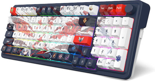 Redragon K686AK-RGB-Pro Eisa Ασύρματο Gaming Μηχανικό Πληκτρολόγιο με RGB φωτισμό (Αγγλικό US) Μπλε - Image 2