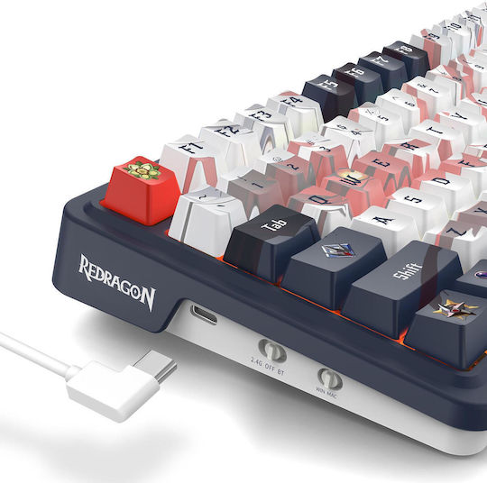 Redragon K686AK-RGB-Pro Eisa Ασύρματο Gaming Μηχανικό Πληκτρολόγιο με RGB φωτισμό (Αγγλικό US) Μπλε - Image 3