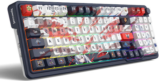 Redragon K686AK-RGB-Pro Eisa Ασύρματο Gaming Μηχανικό Πληκτρολόγιο με RGB φωτισμό (Αγγλικό US) Μπλε - Image 5