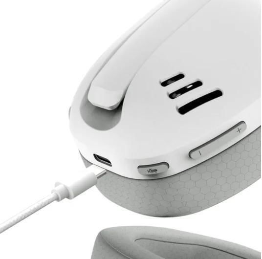 Redragon IRE H848 Ασύρματο Over Ear Gaming Headset με σύνδεση Bluetooth White Grey for Nintendo Switch / PC / PS4 / PS5 - Image 2