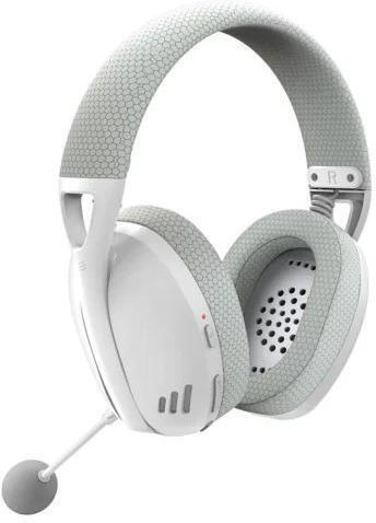 Redragon IRE H848 Ασύρματο Over Ear Gaming Headset με σύνδεση Bluetooth White Grey for Nintendo Switch / PC / PS4 / PS5 - Image 4