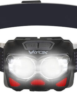Alternative view of Vayox Επαναφορτιζόμενος Φακός Κεφαλής LED IP65 με Μέγιστη Φωτεινότητα 500lm