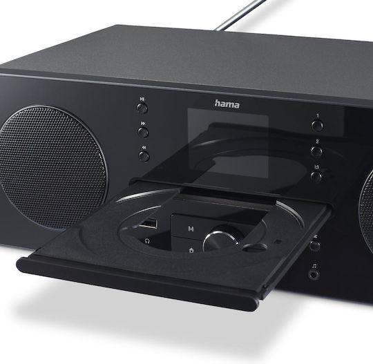 HAMA DIR1570CBT Επιτραπέζιο Ραδιόφωνο Ρεύματος DAB+ με Bluetooth και USB Μαύρο - Image 7