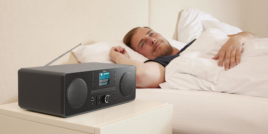 HAMA DIR1570CBT Επιτραπέζιο Ραδιόφωνο Ρεύματος DAB+ με Bluetooth και USB Μαύρο - Image 9