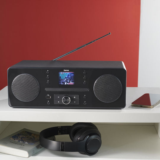 HAMA DIR1570CBT Επιτραπέζιο Ραδιόφωνο Ρεύματος DAB+ με Bluetooth και USB Μαύρο - Image 11