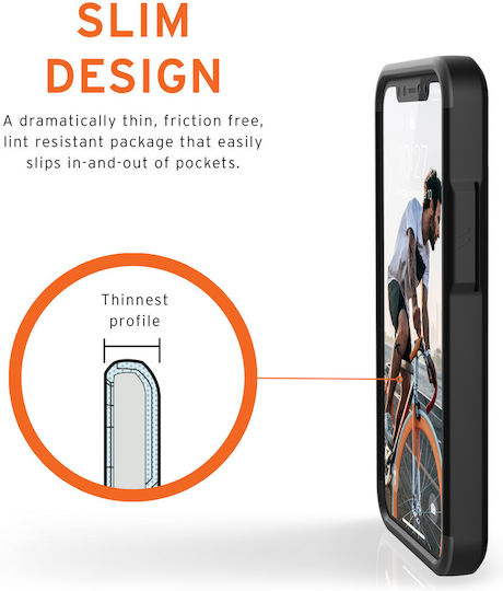 UAG Civilian Back Cover Σιλικόνης Μαύρο (iPhone 16 Pro Max) 114445114040 - Image 3
