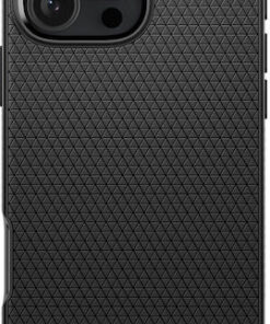 Spigen Liquid Air Back Cover Σιλικόνης 0.3mm Matte Black (iPhone 16 Pro Max) ACS07988