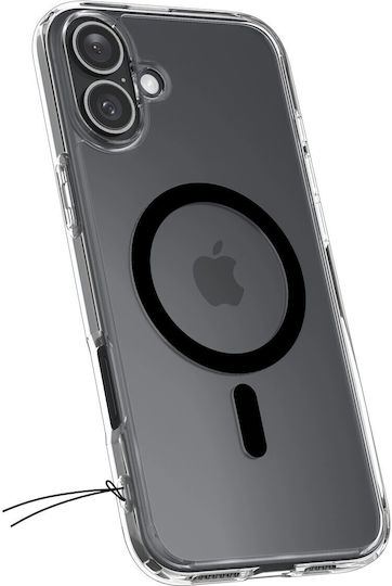Spigen Ultra Hybrid MagFit Back Cover Πλαστικό 1.2mm Μαύρο (iPhone 16 Plus) ACS08076