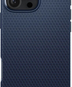 Spigen Liquid Air Back Cover Σιλικόνης 0.3mm Navy Μπλε (iPhone 16 Pro) ACS08118