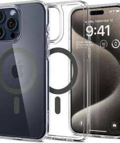 Spigen Ultra Hybrid MagFit Back Cover Πλαστικό 2mm Graphite (iPhone 16 Pro Max) ACS07999