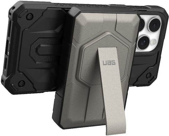 UAG Rugged MagSafe Power Bank 10000mAh 20W με Θύρα USB-A και Θύρα USB-C Titanium/Black - Image 10
