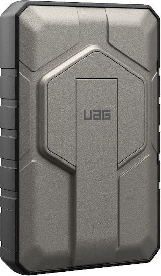 UAG Rugged MagSafe Power Bank 10000mAh 20W με Θύρα USB-A και Θύρα USB-C Titanium/Black - Image 13