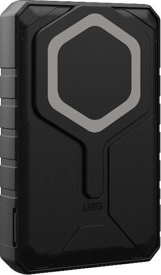 UAG Rugged MagSafe Power Bank 10000mAh 20W με Θύρα USB-A και Θύρα USB-C Titanium/Black - Image 16