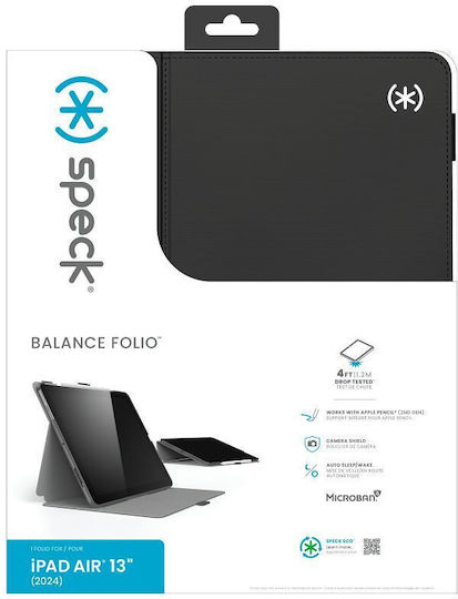 Speck Balance Folio Back Cover Ανθεκτική Μαύρη (iPad Air 13" 2024/2025/2026) - Image 7