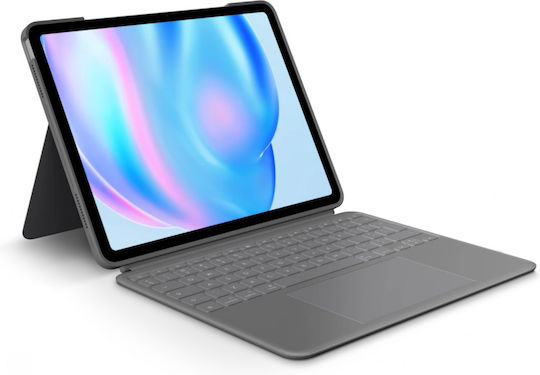 Logitech Combo Touch Flip Cover Γκρι (iPad Pro 11-inch (M2), iPad Air (5th Gen))
