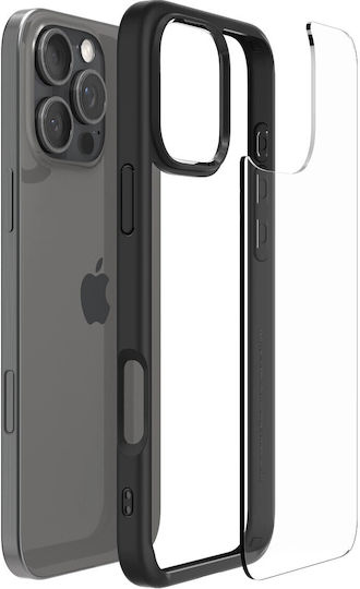 Spigen Ultra Hybrid Back Cover Πλαστικό 1.2mm Matte Black (iPhone 16 Pro) ACS08125 - Image 2