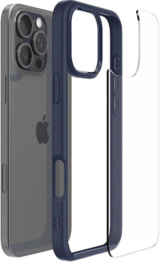 Spigen Ultra Hybrid Back Cover Πλαστικό 2mm Navy Μπλε (iPhone 16 Pro) ACS08126 - Image 2