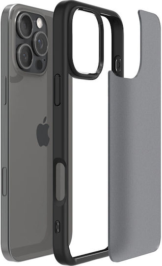 Spigen Ultra Hybrid Back Cover Πλαστικό 2mm Frost Black (iPhone 16 Pro) ACS08124 - Image 2