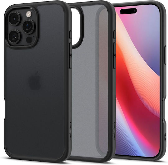 Spigen Ultra Hybrid Back Cover Πλαστικό 2mm Frost Black (iPhone 16 Pro) ACS08124 - Image 3