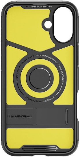 Spigen Slim Armor MagFit Back Cover Πλαστικό / Σιλικόνης 2mm Μαύρο (iPhone 16) ACS08227 - Image 6
