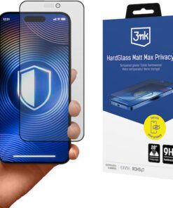 3MK Privacy Ματ Tempered Glass (iPhone 17 / 17 Pro / 16 Pro)