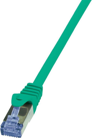 LogiLink S/FTP Cat.6a Καλώδιο Δικτύου Ethernet 5m Πράσινο 1τμχ CQ3075S