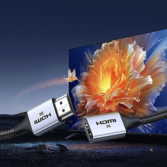 Ugreen HDMI 2.1 Cable HDMI male - HDMI female 0.15m Μαύρο 15518 - Image 4
